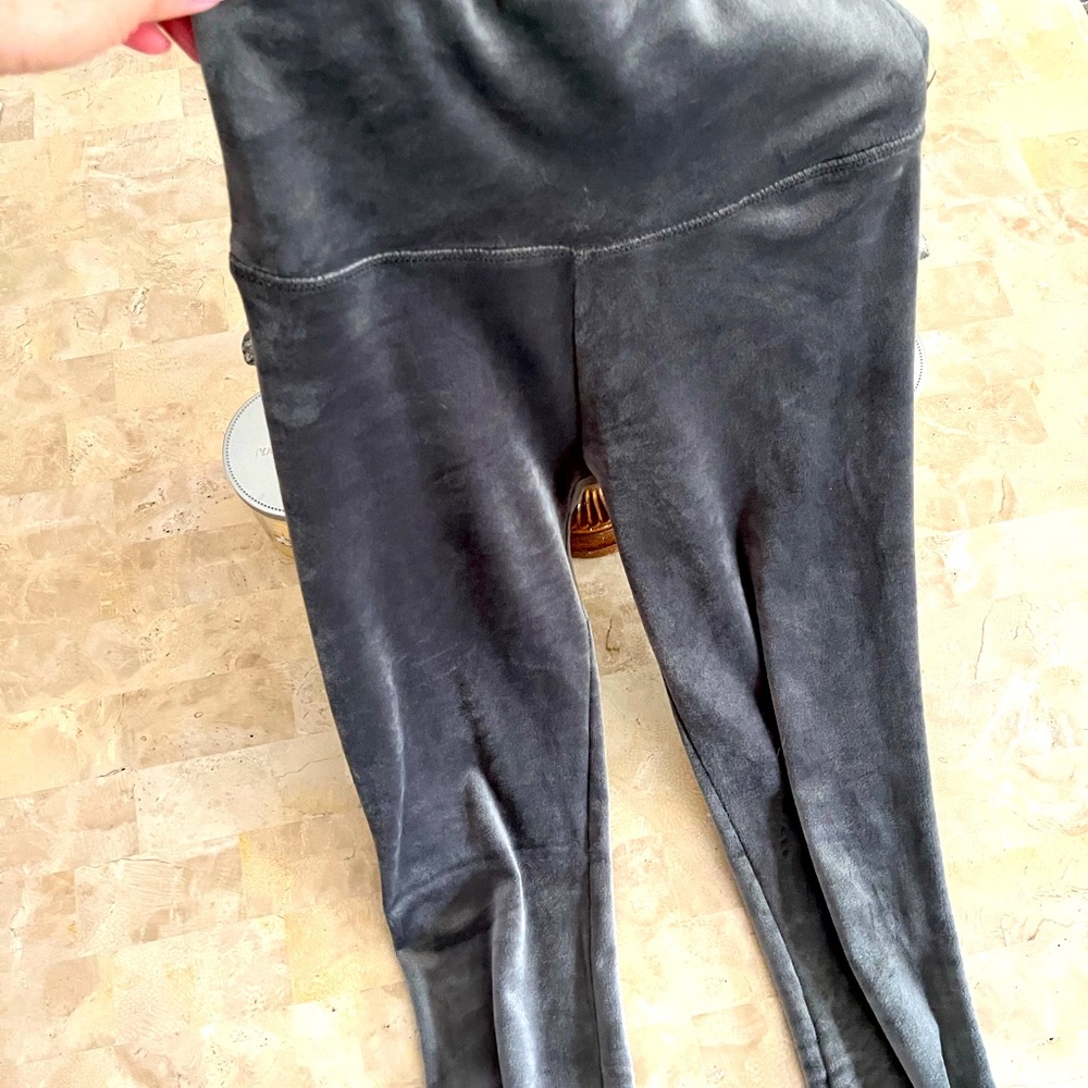 Aerie off Line gray velour leggings small